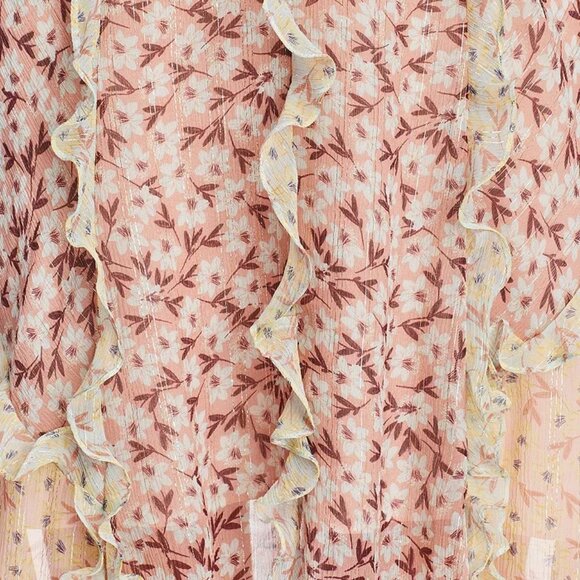 Rebecca Taylor Lucia Ruffled Floral Dress - Picture 8 of 11